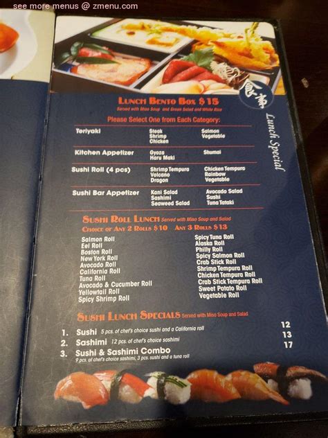 Kyushu hibachi steakhouse and sushi menu - Latest reviews, photos and 👍🏾ratings for Ninja Hibachi Sushi Steakhouse at N88W15575 Main St in Menomonee Falls - view the menu, ⏰hours, ☎️phone number, ☝address and map.
